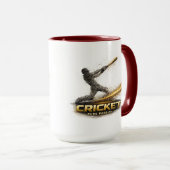 Cricket Pure Passion Gouden Beweging Combo Mok (Voorkant rechts)