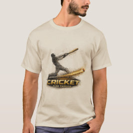 Cricket Pure Passion Gouden Bewegingskunst Heren T T-shirt