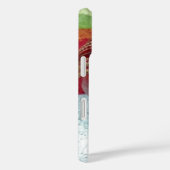 Cricket: Red Hard Ball Art Print Case-Mate iPhone Case (Achterkant / Rechts)