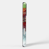 Cricket: Red Hard Ball Art Print Case-Mate iPhone Case (Achterkant / Rechts)