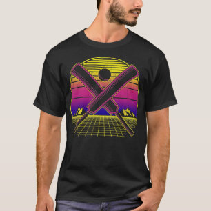 Cricket Retro 80s Sunset T-shirt