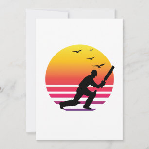 Cricket retro sunset #Cricket Kaart