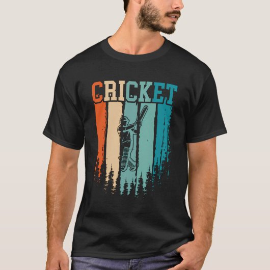 Cricket Retro T-shirt (Voorkant)