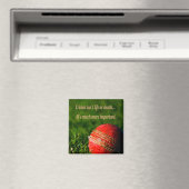 Cricket Rode Bal Funny Motivational Magneet (Insitu (Vaatwasser))