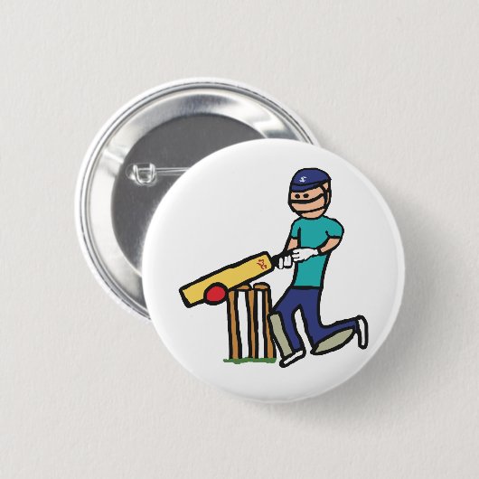 Cricket Ronde Button 5,7 Cm (Voorkant /achterkant)