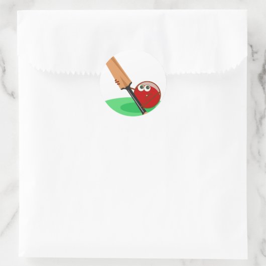 Cricket Ronde Sticker (Tas)