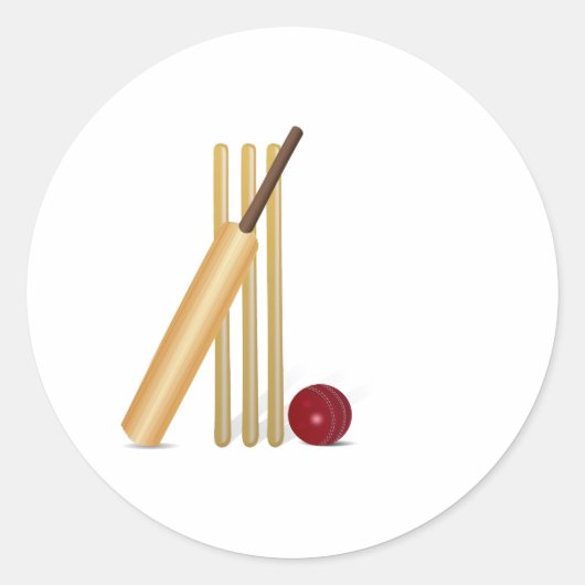 cricket ronde sticker (Voorkant)