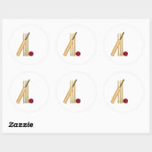 cricket ronde sticker (Vel)