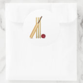 cricket ronde sticker (Tas)