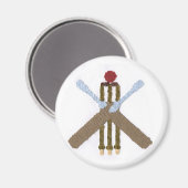 Cricket Round Magnet (Voorkant / Achterkant)