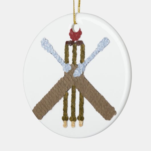 Cricket Round Tree-Ornament Keramisch Ornament (Links)