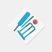 Cricket Set Papieren servetten (Hoek)