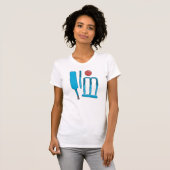 Cricket Set Womens T-Shirt (Voorkant volledig)