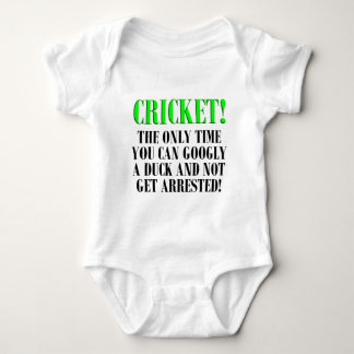 CRICKET Shirten, T-Hemden en Gifts! Romper