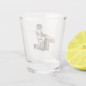 Cricket Shot Glas (Achterkant)