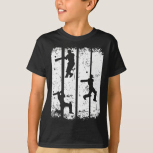 Cricket Silhouet - Cricketspeler Cricketliefhebber T-shirt