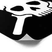 Cricket Skull  Poster (Hoek)