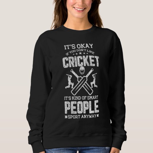 Cricket Smart Player Sport Grafisch Trui (Voorkant)