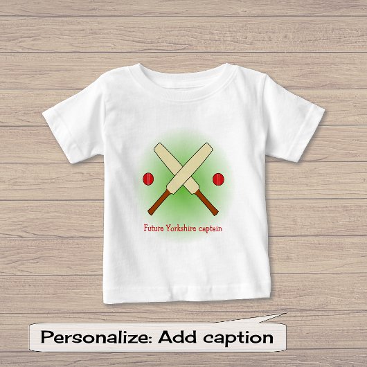 Cricket snijdt aangepaste tekst rode groene sporte