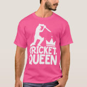 Cricket spel voor mannen Cricket Queen T-shirt (Voorkant)