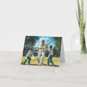 Cricket spelen Digitale Kunst Kaart (Voorkant)