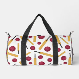 Cricket speler Cricket Bats en Ballen Patterned Plunjezak