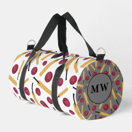 Cricket speler Cricket Bats en Ballen Patterned Plunjezak