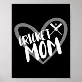 Cricket Speler Moeder  Poster (Voorkant)