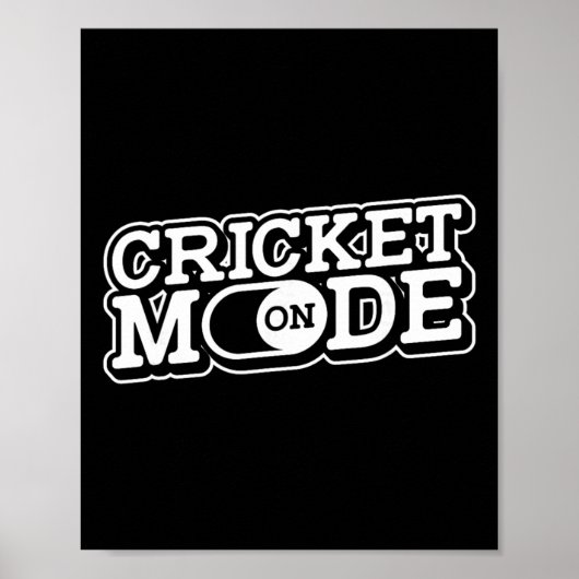 Cricket Sport Cricket T - Cricket Player Poster (Voorkant)