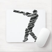 Cricket Sport Player 6 Muismat (Met muis)