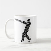 Cricket Sport Speler 6 Koffiemok (Links)
