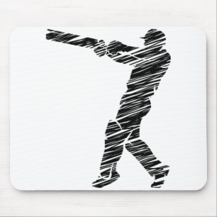 Cricket Sport Speler 6 Muismat
