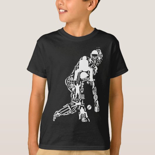 Cricket Sport Symbols cricket Player T-shirt (Voorkant)