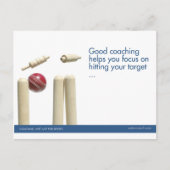 Cricket Sports Briefkaart (Voorkant)