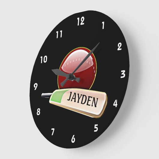 Cricket Sports Design Klok (Hoek)