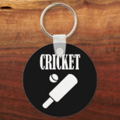 Cricket Sports Gift Sleutelhanger (Voorkant)
