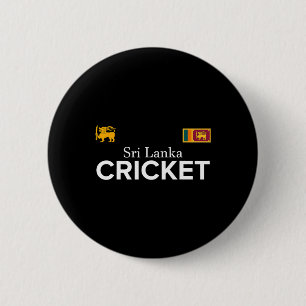 Cricket Sri Lanka Beste Fans Cadeau Voor Jongens O Ronde Button 5,7 Cm
