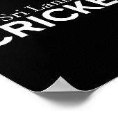 Cricket Sri Lanka Beste Fans Geschenk Voor Jongens Poster (Hoek)