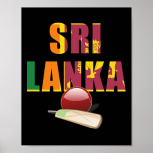 Cricket Sri Lanka Vlag T Ll Poster