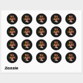 Cricket Sri Lanka Vlag T Ll Ronde Sticker (Vel)