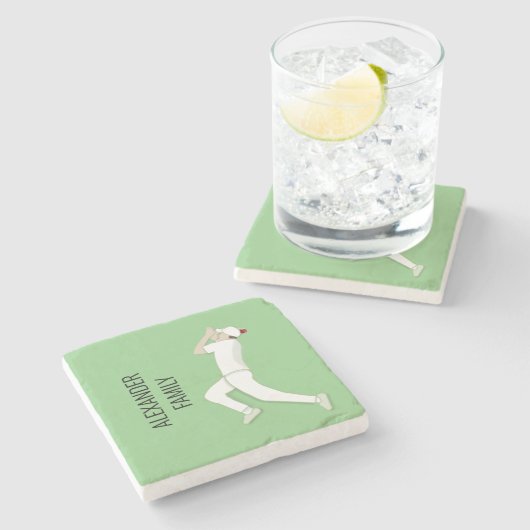 Cricket Stenen Onderzetter (Zijkant)