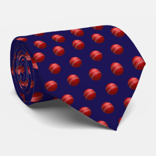 Cricket Stropdas, Blauw Indisch Cricket Stropdas