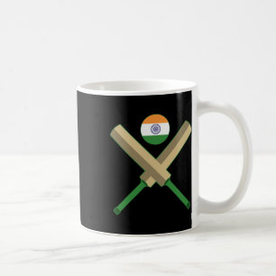 Cricket T Cricket Ll Indiase Vlag India Cricket  Koffiemok