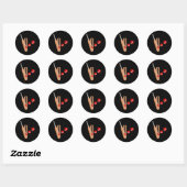 Cricket T En Ll 1 Ronde Sticker (Vel)