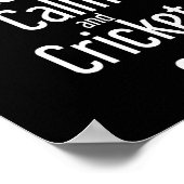 Cricket T Ll Tsman Keep Calm And Cricket On Poster (Hoek)