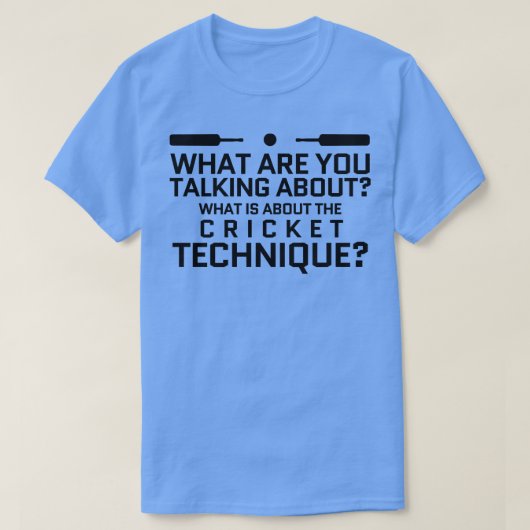 cricket t-shirt (Design voorkant)
