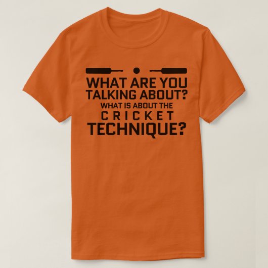 cricket t-shirt (Design voorkant)