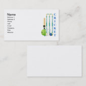 Cricket T - shirts en cadeaus - Personaliseren Visitekaartje (Voorkant / Achterkant)