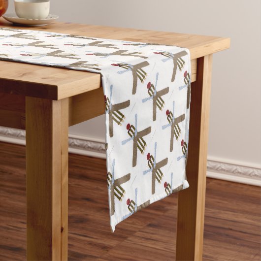 Cricket Table Runner Korte Tafelloper (Voorbeeld)