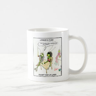 Cricket Uitpikkende Lijnen Grappige Cadeaus T-shir Koffiemok